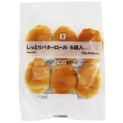 しっとりバターロール 6個入