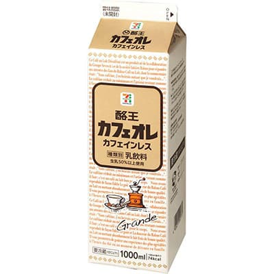酪王カフェオレ カフェインレス 1000ml