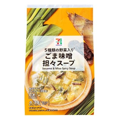 フリーズドライ ごま味噌担々スープ 4食入