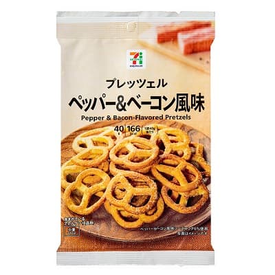 プレッツェル ペッパー＆ベーコン風味