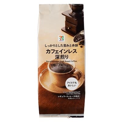 カフェインレスコーヒー深煎り 170g