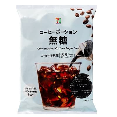 コーヒーポーション 無糖 15個入
