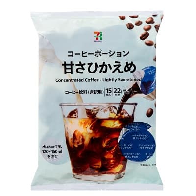 コーヒーポーション 甘さ控えめ 15個入