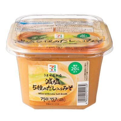 5種の減塩だし入りみそ 750g