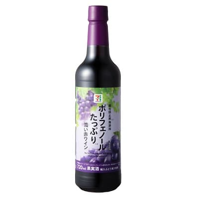 ポリフェノールたっぷり 酸化防止剤無添加濃い赤ワイン 720ml
