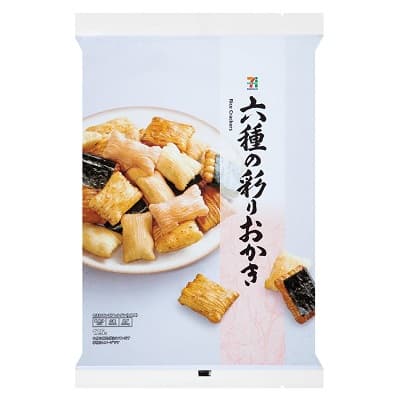 六種の彩りおかき 125g