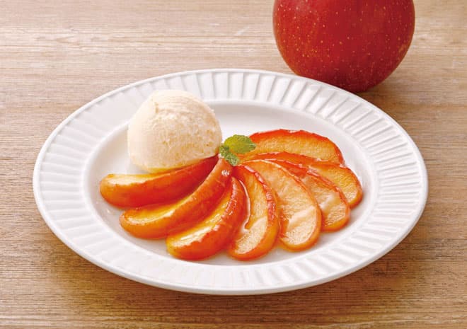産直りんごのアイスクリーム