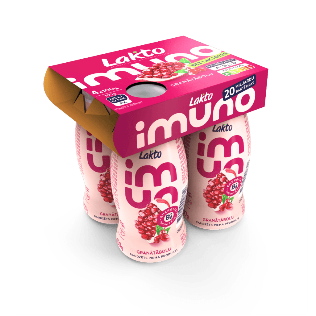 Fermanted milk with pomegranate additive