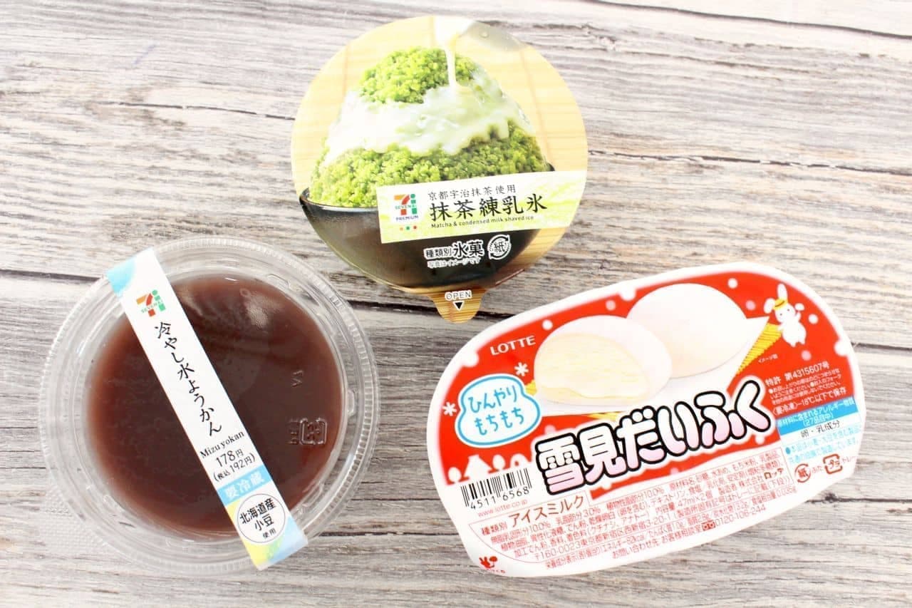 Matcha Shaved Ice with Condensed Milk