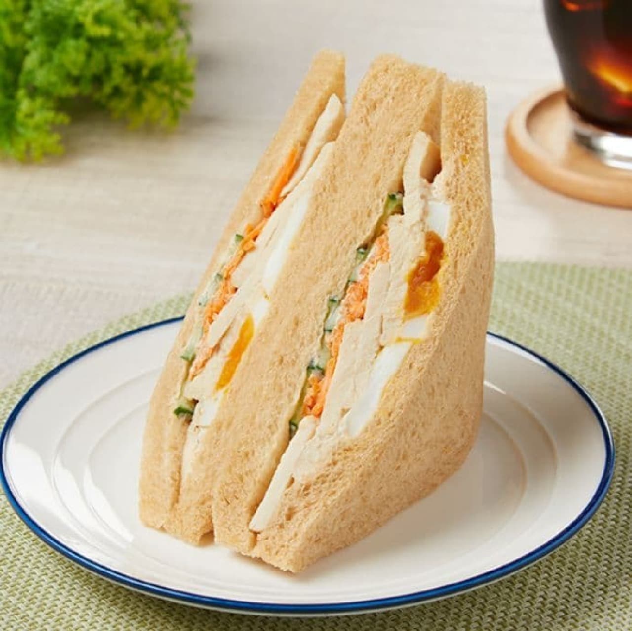 Salad Chicken And Egg Sandwich