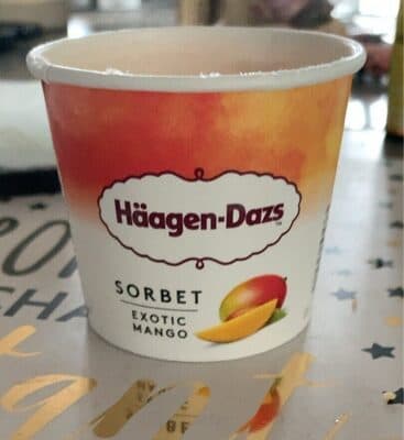 Sorbet exotic mango