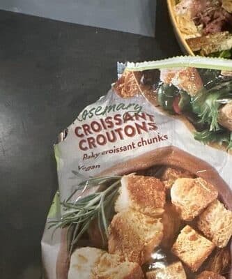 Rosemary Croissant Croutons