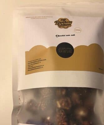 Popcorn Chocolat noir salé