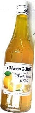 Sirop de citron jaune de Sicile