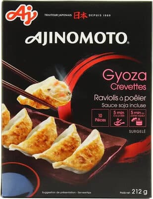 Prawn gyozas
