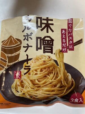 味噌カルボナーラ