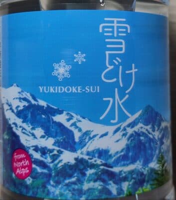 natural mineral water
