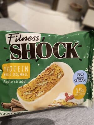 Fitness Shock protein white brownie apple strudel