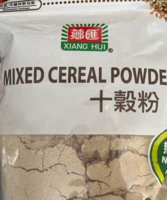 Mixed cereal powder