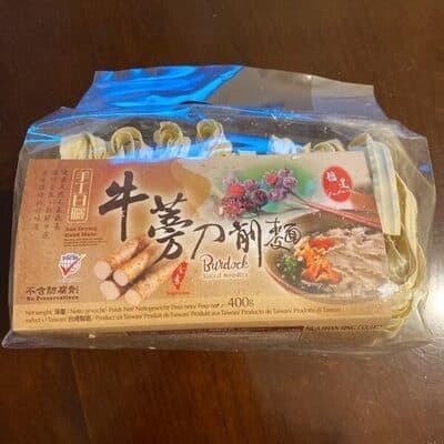 Burdock sliced noodles