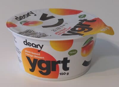 plant-based mango dessert