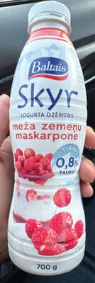 skyr jogurta dzēriens meža zemeņu maskarpone