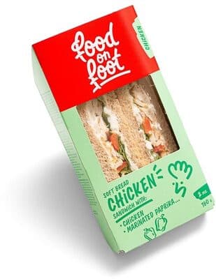 Soft bread chicken sandwich