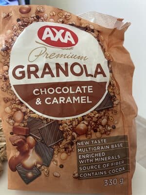 Premium Granola Chocolate & Caramel