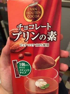 Van Houten chocolate pudding