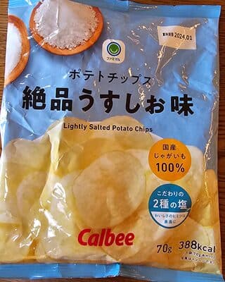 ポテトチップス　絶品うすしお味