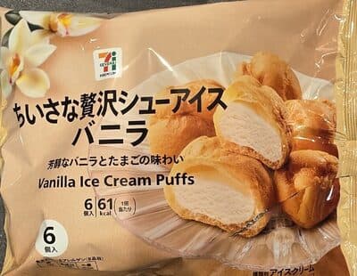 Vanilla Ice Cream Puffs