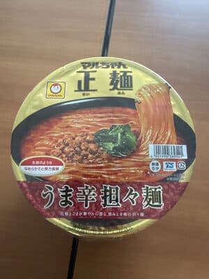 マルちゃん正麺 カップ うま辛担々麺