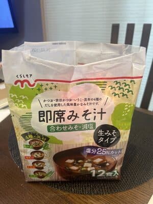 即席みそ汁