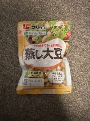 蒸し大豆