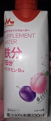 Supplement Water - Peach Iron