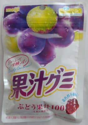 果汁グミ ぶどう果汁100