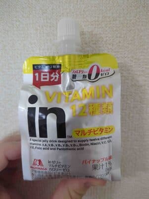 ｉｎゼリー　マルチビタミン　カロリーゼロ