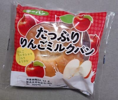 たっぷりりんごミルクパン