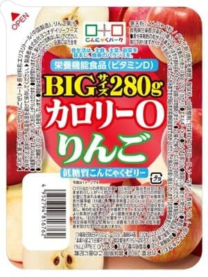 カロリー0低糖質りんごゼリー280g