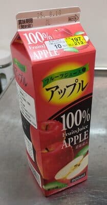 りんごジュース（濃縮還元）