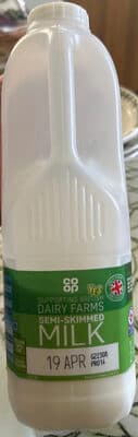 semi-skimmed milk