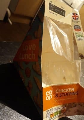 Chicken & Stuffing with Mayonnaise on Malted Bread