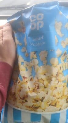 Salted popcorn