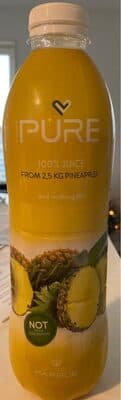 Pure pineapples 100% juice