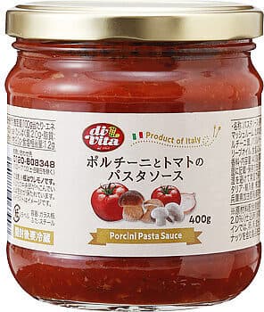 ポルチーニとトマトのパスタソース