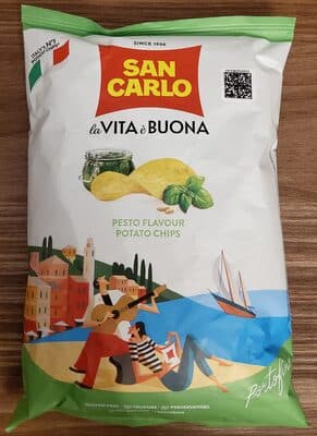Pesto Flavor Potato Chips