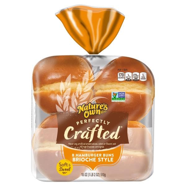 Brioche hamburger bun