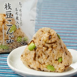 もち麦　枝豆こんぶ　おにぎり