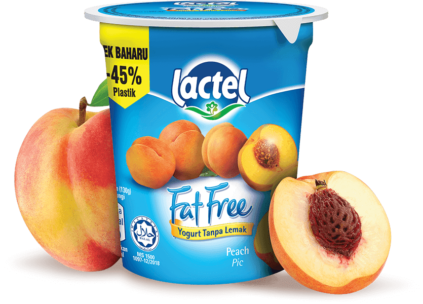 Peach yogurt