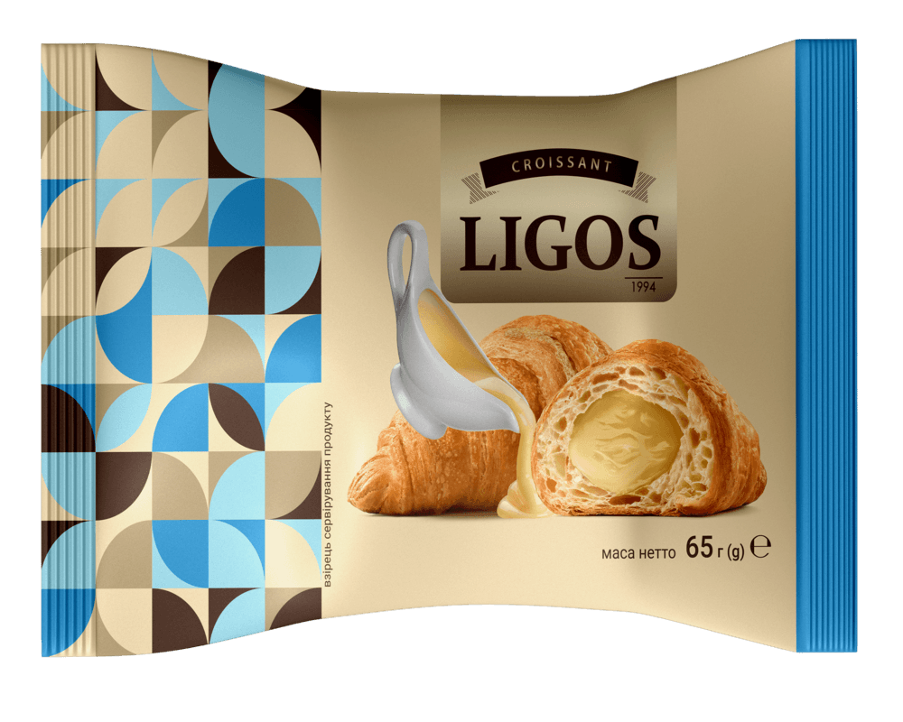 Milk flavored croissants